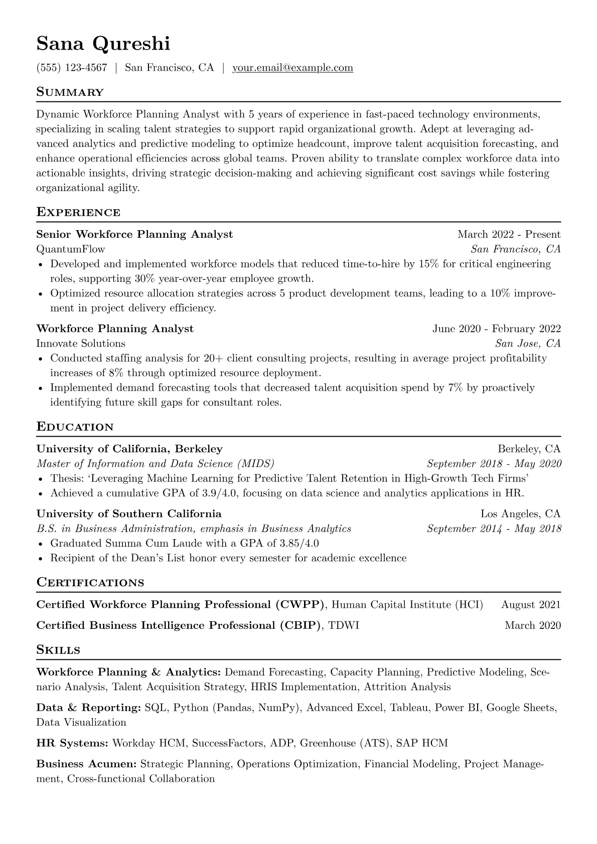 Workforce Planning version - Page 1