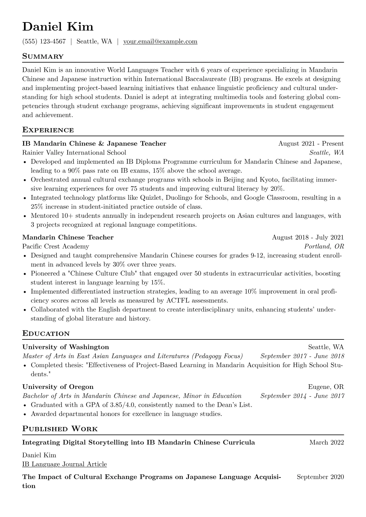 Language Proficiency version - Page 1