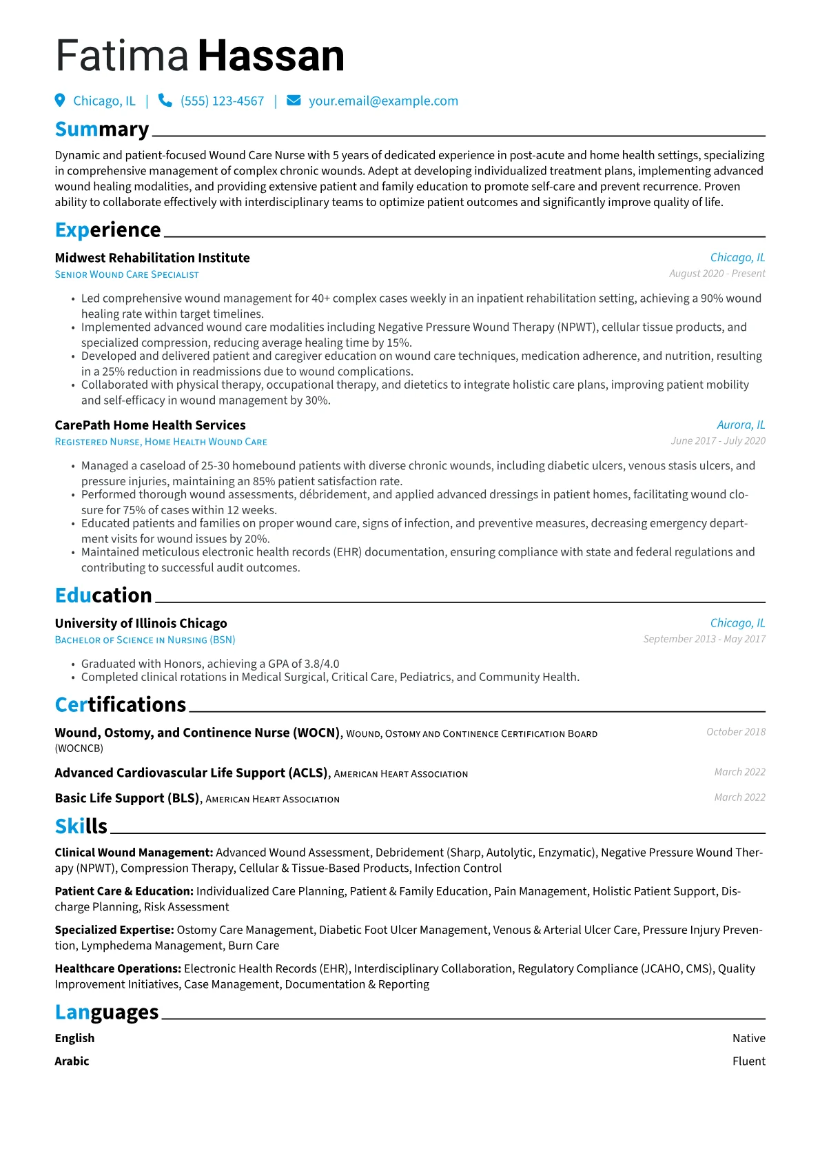 Wound Care Nurse version - Page 1