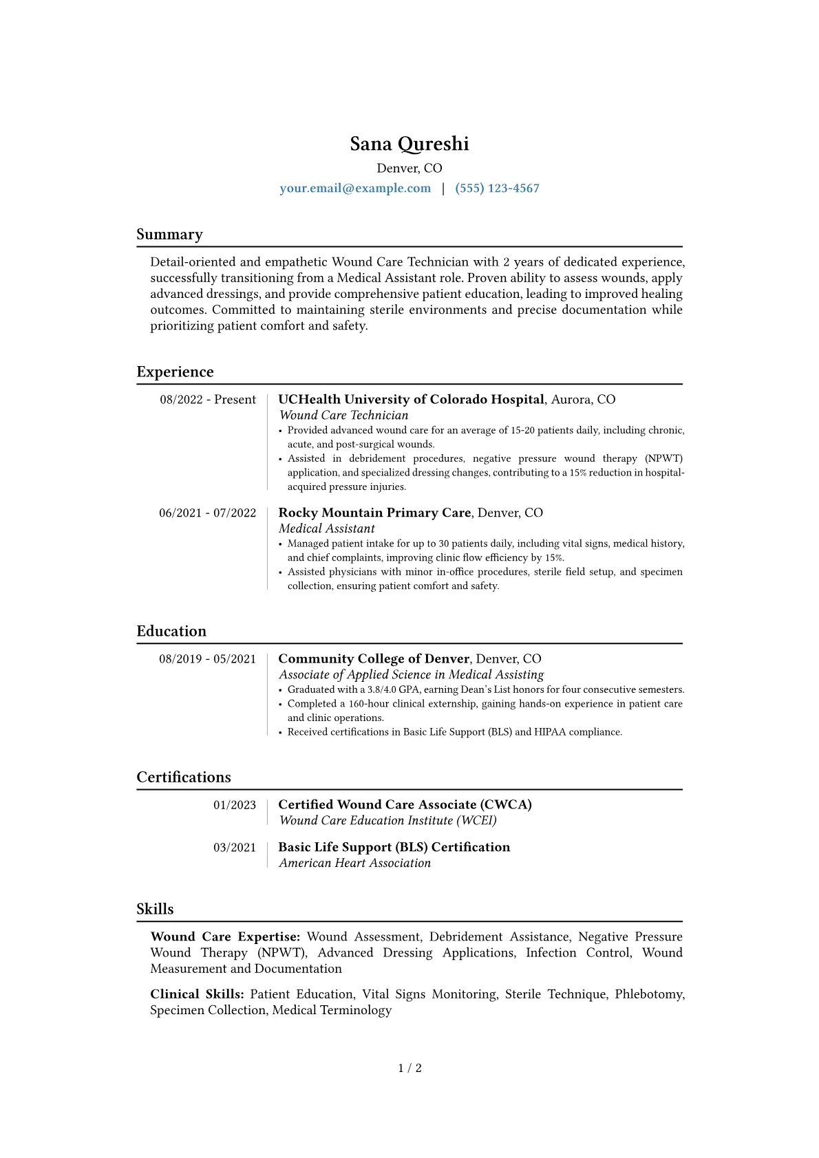 Career changer version - Page 1
