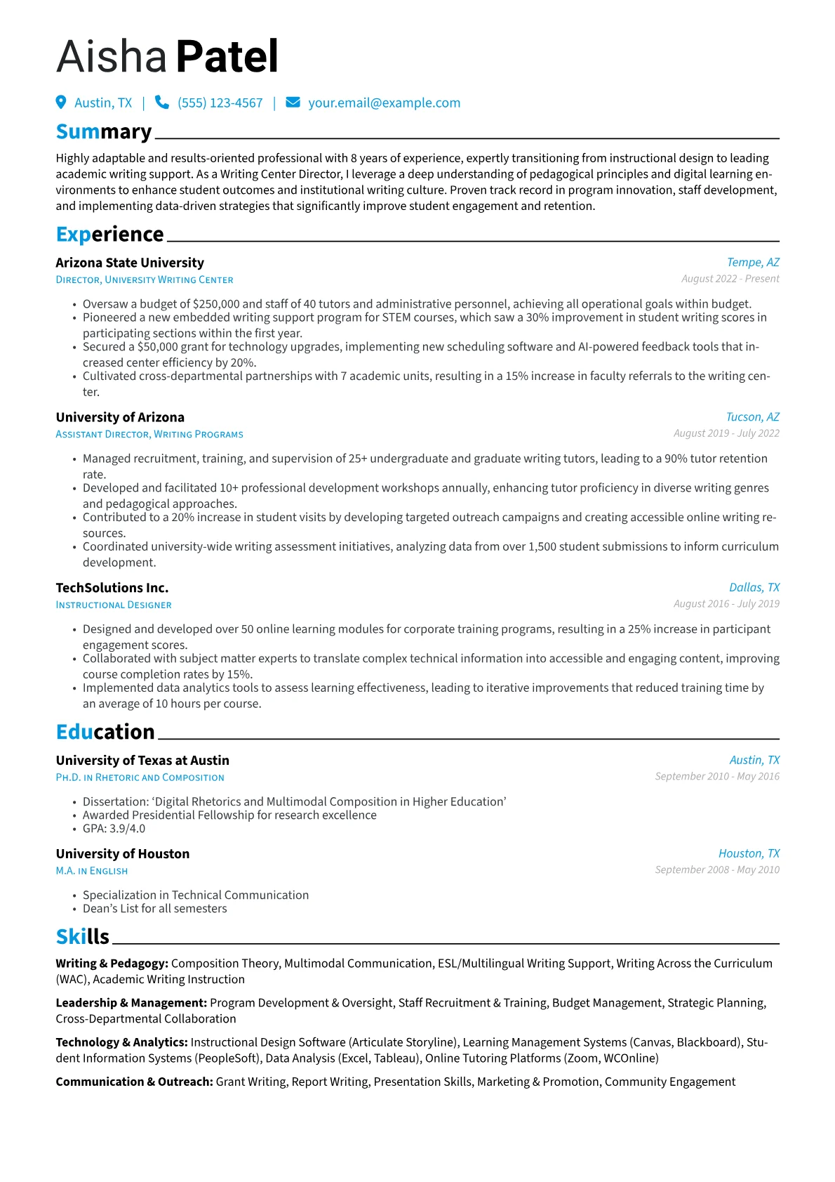 Career changer version - Page 1