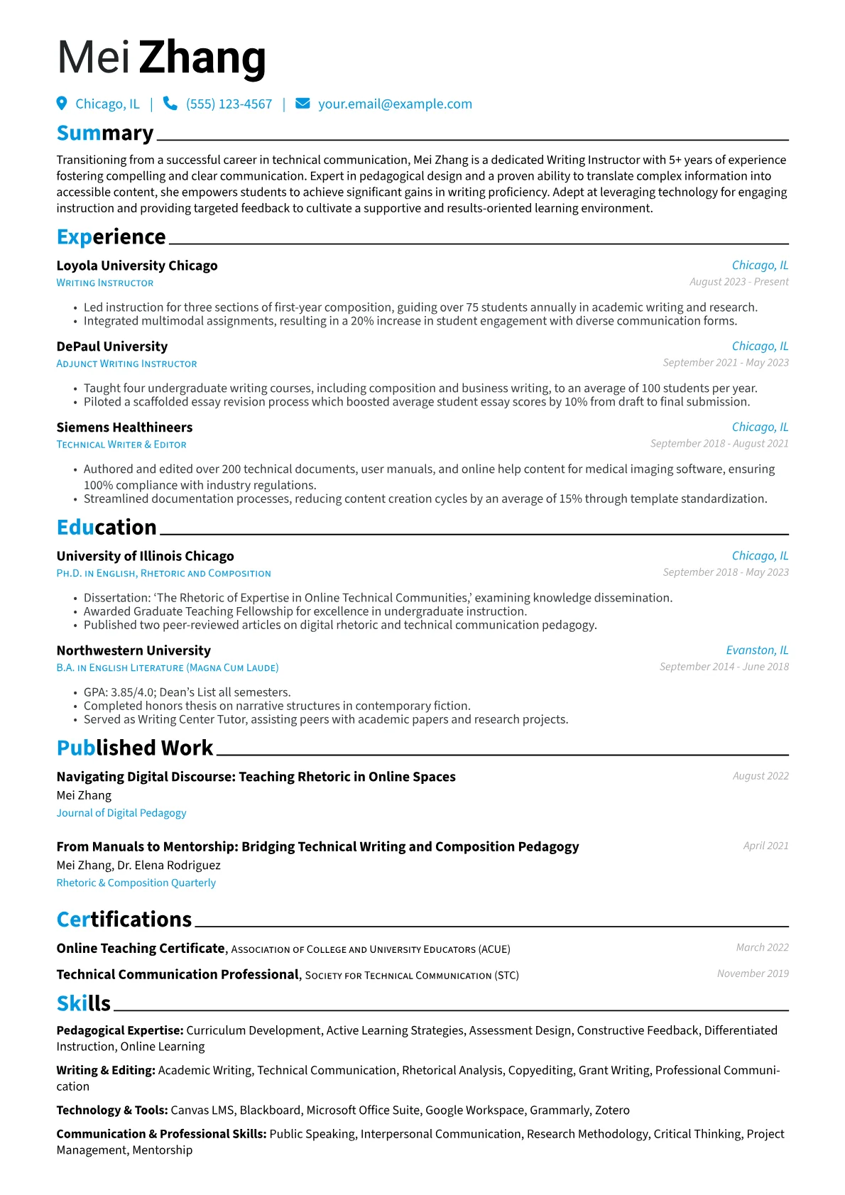 Career changer version - Page 1