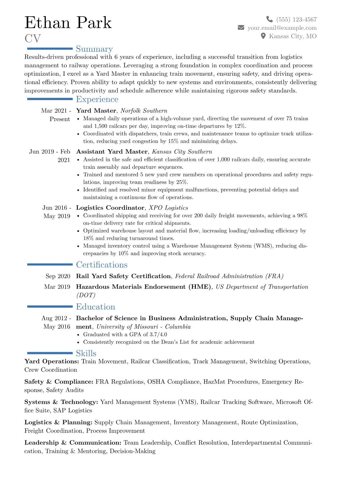 Career changer version - Page 1