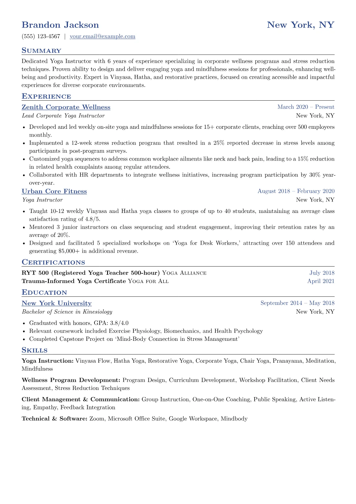 Corporate Wellness version - Page 1