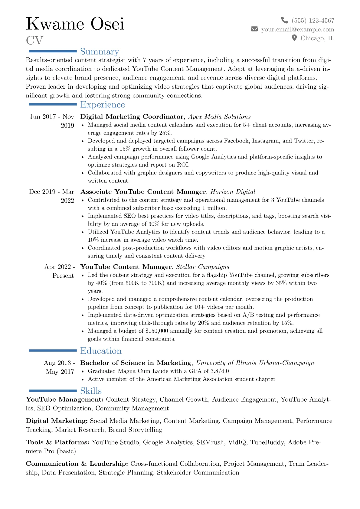 Career changer version - Page 1