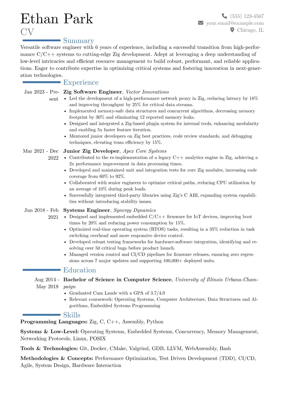 Career changer version - Page 1