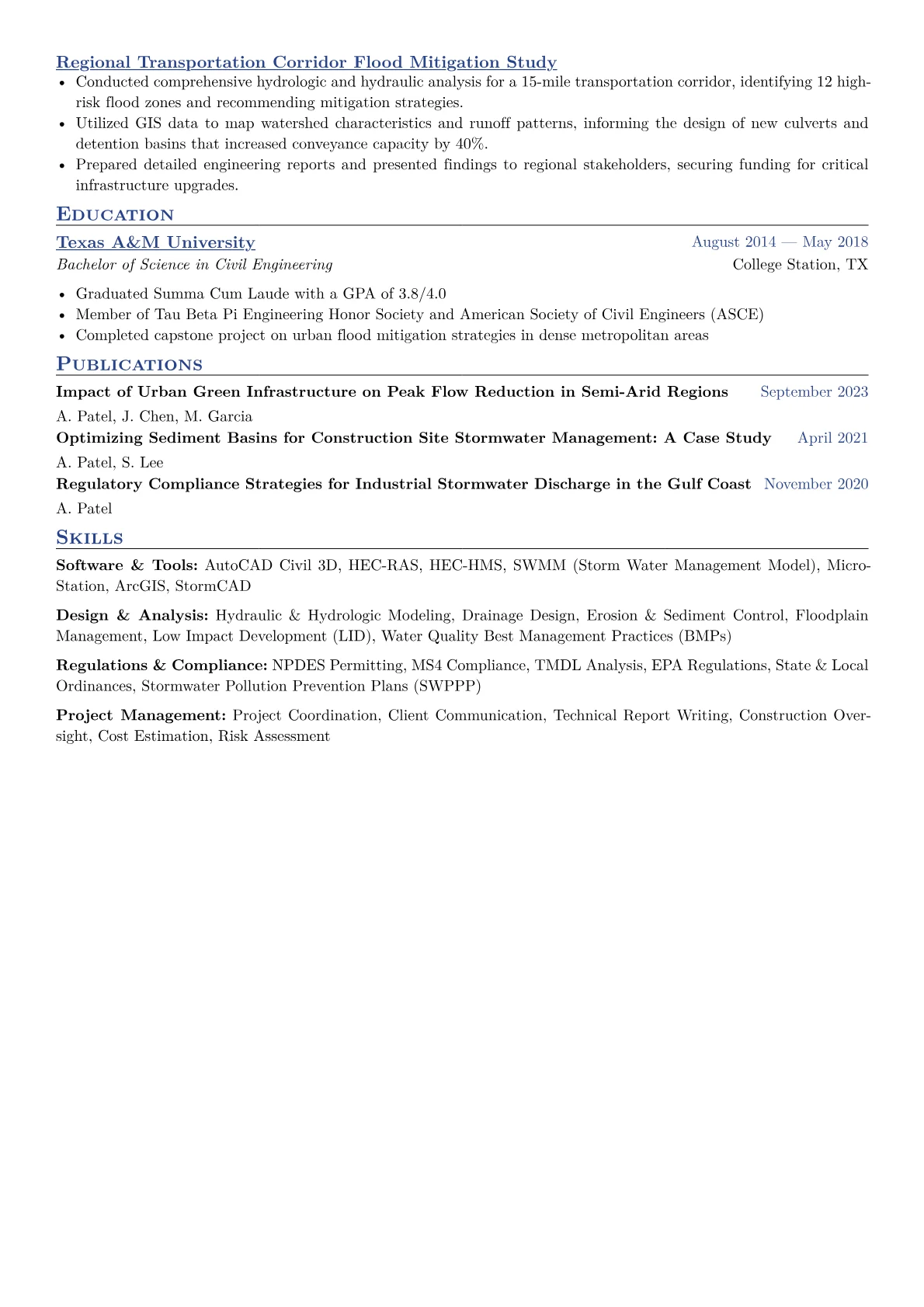 CV template - Page 2